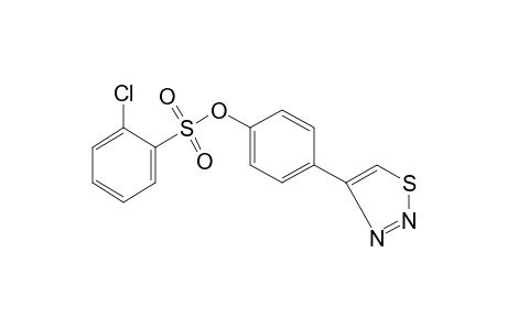 o-chlorobenzenesulfonic acid, p-(1,2,3-thiadiazol-4-yl)phenyl ester