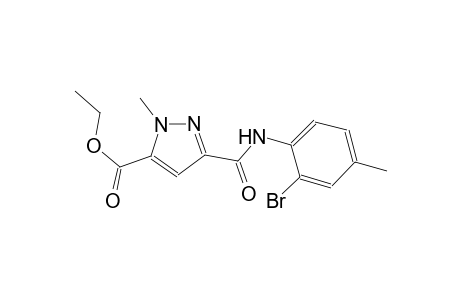 ethyl 3-[(2-bromo-4-methylanilino)carbonyl]-1-methyl-1H-pyrazole-5-carboxylate