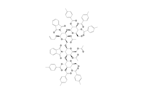 ALLYL-(2,3,4-TRI-O-PARA-TOLUOYL-BETA-D-GLUCOPYRANOSYL)-(4,6-DI-O-ACETYL-2-DEOXY-2-PHTHALIMIDO-BETA-D-GALACTOPYRANOSYL)-[(2,3,4-TRI-O-PARA-TOLUOY