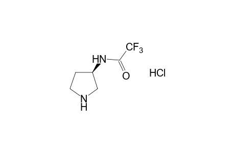 (3R)-(+)-N-(3-pyrrolidinyl)-2,2,2-trifluoroacetamide, monohydrochloride