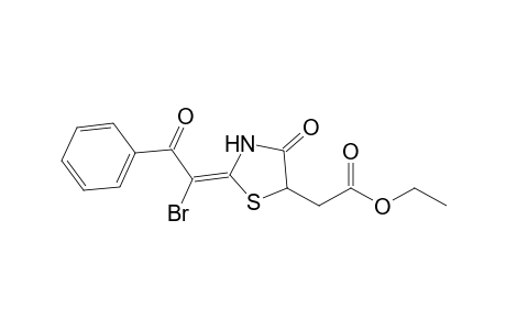 (Z)-(5-Ethoxycarbonylmethyl-4-oxothiazolidin-2-ylidene)-1-phenyl-2-bromoethanone
