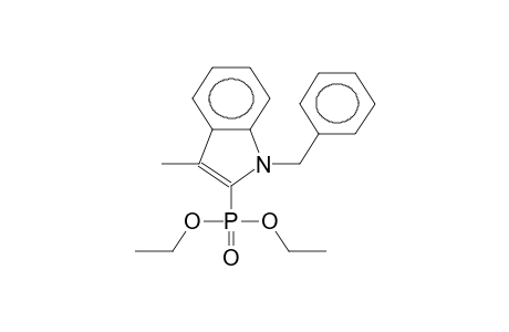 O,O-DIETHYL(1-BENZYL-3-METHYLINDOL-2-YL)PHOSPHONATE