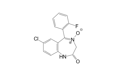 7-chloro-1,3-dihydro-5-(o-fluorophenyl)-4-oxide-2H-1,4-benzodiazepin-2-one