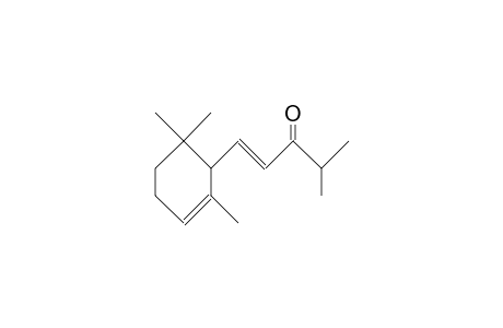 (E)-4-methyl-1-(2,6,6-trimethyl-1-cyclohex-2-enyl)pent-1-en-3-one