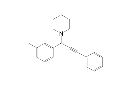 1-(3-Phenyl-1-(m-tolyl)prop-2-yn-1-yl)piperidine