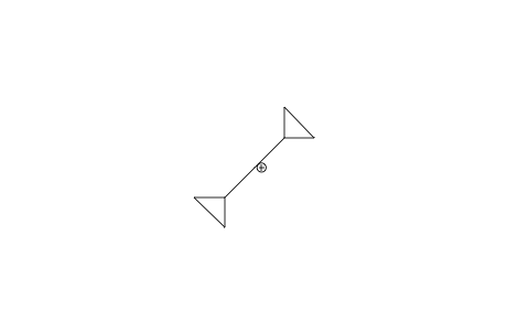 Dicyclopropyl-carbenium cation