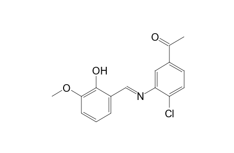 4'-Chloro-3'-[(3-methoxysalicylidene)amino]acetophenone