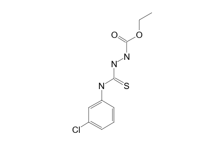 3-(m-chlorophenylthiocarbamoyl)carbazic acid, ethyl ester