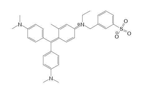 Ammonium, [4-[bis[p-(dimethylamino)phenyl]methylene]-3-methyl-2,5-cyclohexadien-1-ylidene]ethyl(m-sulfobenzyl)-, hydroxide, inner salt