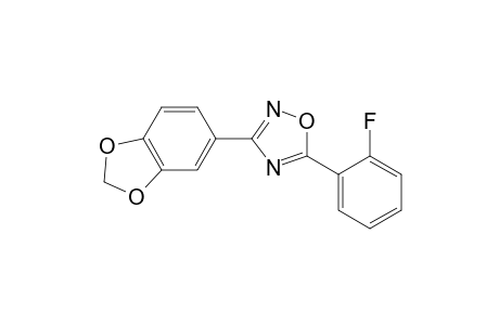 1,2,4-Oxadiazole, 3-(1,3-benzodioxol-5-yl)-5-(2-fluorophenyl)-