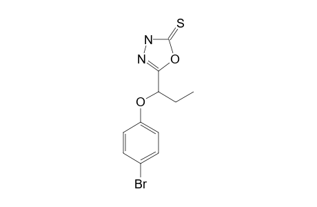 5-[1-(4-BROMOPHENOXY)-PROPYL]-1,3,4-OXADIAZOLE-2-THIONE