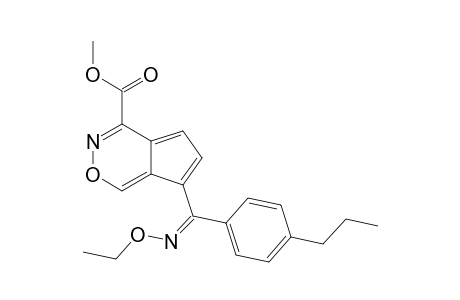 7-[Ethoxyimino(4-propylphenyl)methyl]cyclopenta[d][1,2]oxazin-4-carboxylic acid methyl ester