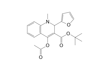 4-Acetoxy-2-(2-furyl)-1-methyl-2H-quinoline-3-carboxylic acid tert-butyl ester