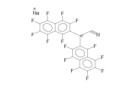 BIS(2-PERFLUORONAPHTHALENYL)ACETONITRILE, SODIUM SALT