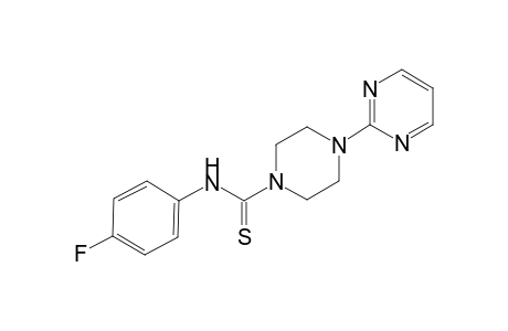 N-(4-fluorophenyl)-4-(2-pyrimidinyl)-1-piperazinecarbothioamide