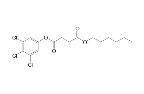 Succinic acid, hexyl 3,4,5-trichlorophenyl ester