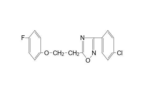 3-(p-chlorophenyl)-5-[2-(p-fluorophenoxy)ethyl]-1,2,4-oxadiazole