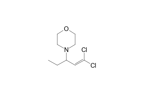 4-(3,3-Dichloro-1-ethylprop-2-enyl)morpholine
