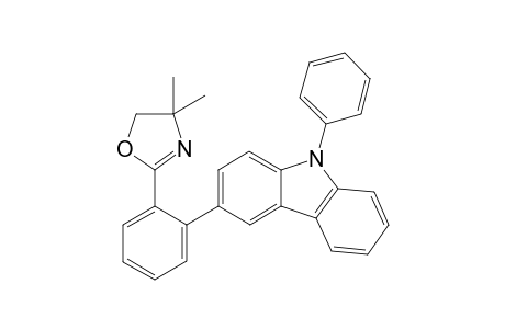 4,4-Dimethyl-2-(2-(9-phenyl-9H-carbazol-3-yl)phenyl)-4,5-dihydrooxazole