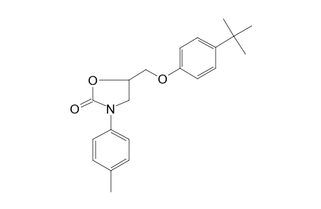 5-(p-Tert-butylphenoxymethyl)-3-(p-tolyl)-2-oxazolidone