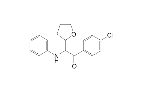 1-(4-Chlorophenyl)-2-(phenylamino)-2-(tetrahydrofuran-2-yl)ethanone