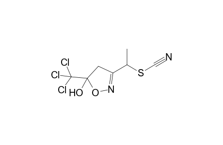 3-(1-thiocyanatoethyl)-5-(trichloromethyl)-4H-1,2-oxazol-5-ol