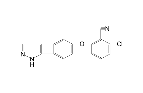 2-chloro-6-[p-(pyrazol-5-yl)phenoxy]benzonitrile