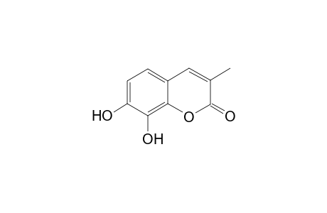 2H-1-Benzopyran-2-one, 7,8-dihydroxy-3-methyl-