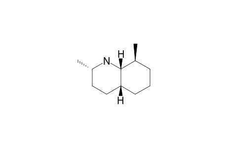 2-ALPHA,8-BETA-DIMETHYL-CIS-DECAHYDROQUINOLINE