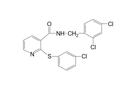 2-[(m-chlorophenyl)thio]-N-((2,4-dichlorobenzyl)nicotinamide