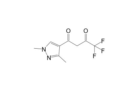 1-(1,3-dimethyl-4-pyrazolyl)-4,4,4-trifluorobutane-1,3-dione