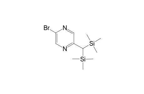 2-(Bis(trimethylsilyl)methyl)-5-bromopyrazine