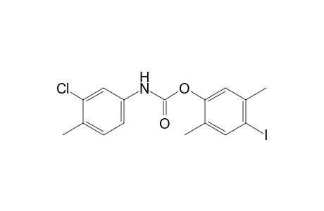 3-chloro-4-methylcarbanilic acid, 4-iodo-2,5-xylyl ester