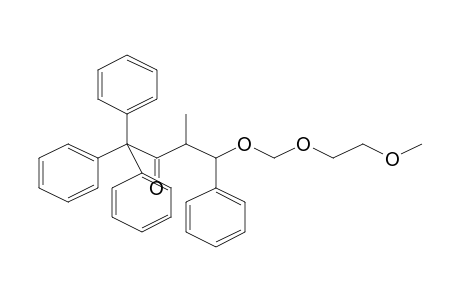 2-Butanone, 4-[(2-methoxyethoxy)methoxy]-3-methyl-1,1,1,4-tetraphenyl-, (R*,R*)-(.+-.)-