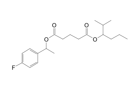 Glutaric acid, 1-(4-fluorophenyl)ethyl 2-methylhex-3-yl ester