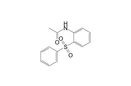 Acetamide, N-[2-(phenylsulfonyl)phenyl]-