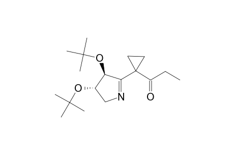 1-{1-[(3S,4S)-3,4-di-tert-butoxy-3,4-dihydro-2H-pyrrol-5-yl]cyclopropyl}-1-propanone