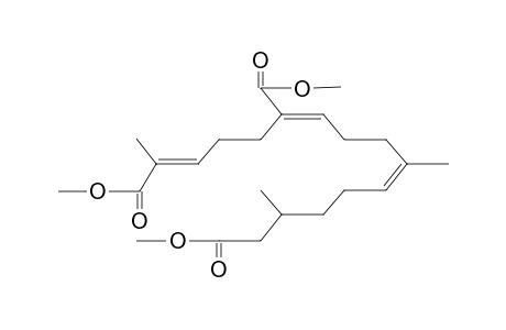 DIMETHYL-(14S)-(2E,6E,10Z)-6-METHOXYCARBONYL-2,10,14-TRIMETHYLHEXADECA-2,6,10-TRIENEDIOIC ACID