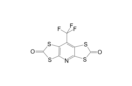 8-TRIFLUOROMETHYL-BIS-1,3-DITHIOLO-[4.5-B:4'.5'-E]-PYRIDINE-2,6-DIONE