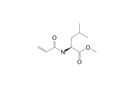 (2S)-2-acrylamido-4-methyl-valeric acid methyl ester