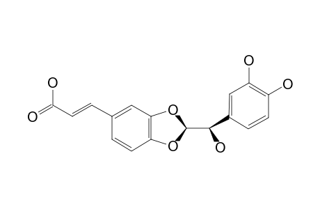 (CIS)-3-[2-[1-(3,4-DIHYDROXYPHENYL)-1-HYDROXYMETHYL]-1,3-BENZODIOXOL-5-YL]-(E)-2-PROPENOIC-ACID