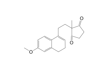 3-Methoxy-8-[2-(1-methyl-2-oxotetrahydrofuran-2-yl)ethyl]naphthalene