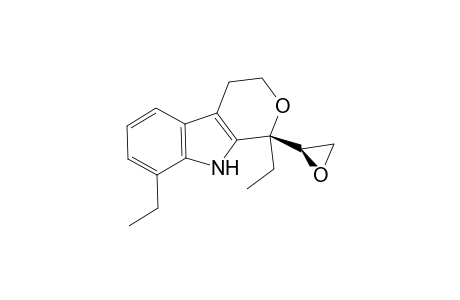 (1R)-1,8-diethyl-1-[(2R)-2-oxiranyl]-4,9-dihydro-3H-pyrano[3,4-b]indole