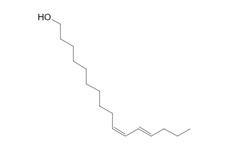 10,12-Hexadecadien-1-ol, (Z,E)-