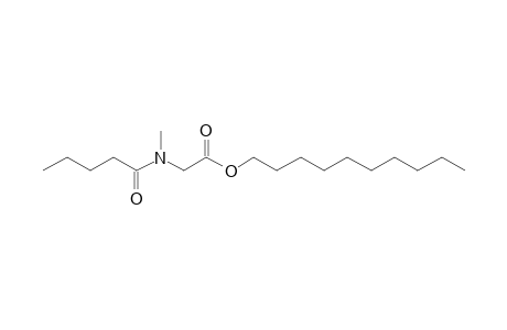 Sarcosine, N-valeryl-, decyl ester