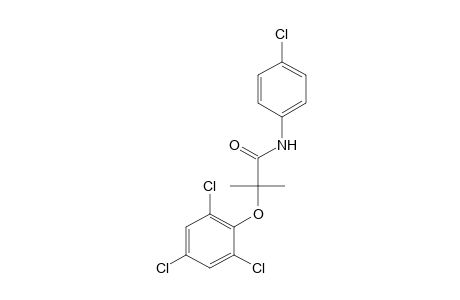 4'-chloro-2-methyl-2-(2,4,6-trichlorophenoxy)propionanilide