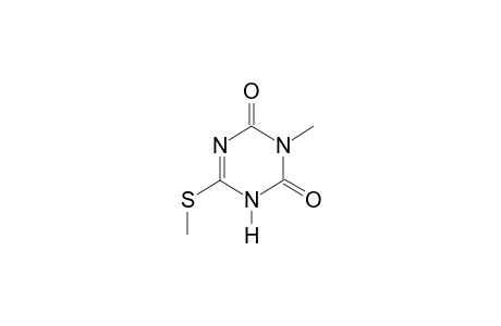 3-methyl-6-(methylthio)-s-triazine-2,4(1H,3H)-dione