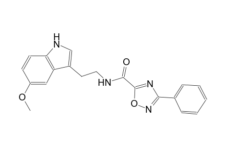 N-[2-(5-methoxy-1H-indol-3-yl)ethyl]-3-phenyl-1,2,4-oxadiazole-5-carboxamide