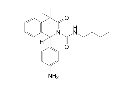 1-(p-aminophenyl)-N-butyl-3,4-dihydro-4,4-dimethyl-3-oxo-2(1H)isoquinolinecarboxamide