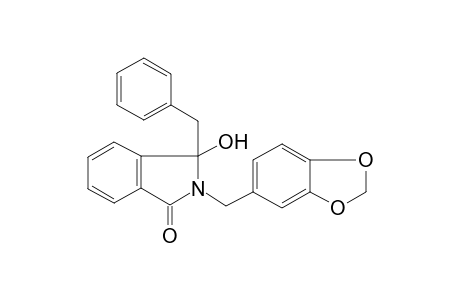 2-Benzo[1,3]dioxol-5-ylmethyl-3-benzyl-3-hydroxy-2,3-dihydroisoindol-1-one